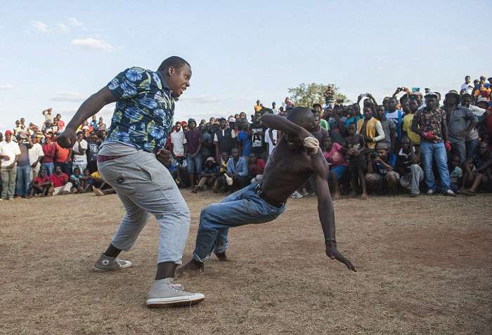 Кулачні бої Мусангве в ПАР (12 фото)