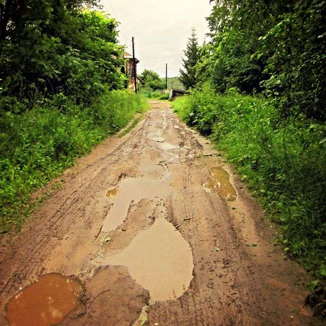 Російські дороги на фото з соцмереж (21 фото)