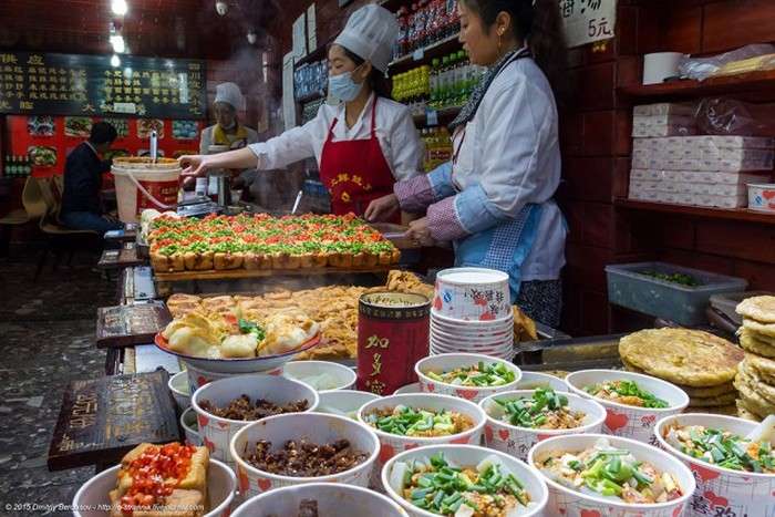 Вулична їжа Китаю (27 фото)