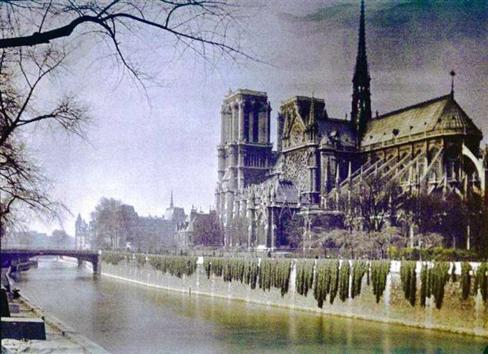Рідкісні кольорові знімки Парижа 100-річної давності (55 фото)