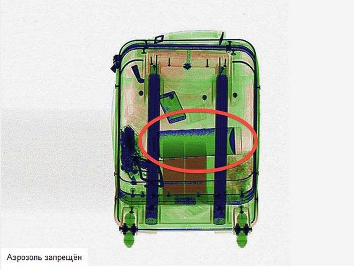 Журнал Wired запропонував своїм читачам знайти заборонені до провозу предмети на знімках просканованих валіз (16 фото)