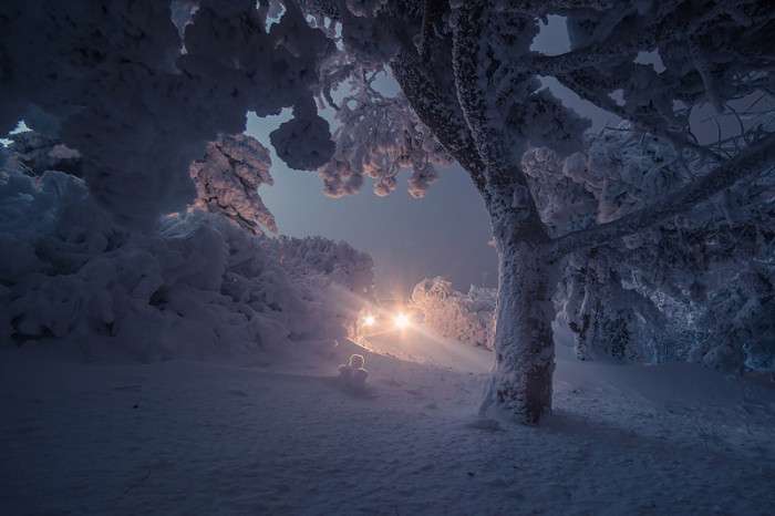 Зимові пейзажі Пятигорська (12 фото)