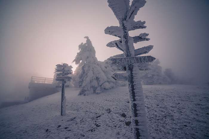 Зимові пейзажі Пятигорська (12 фото)