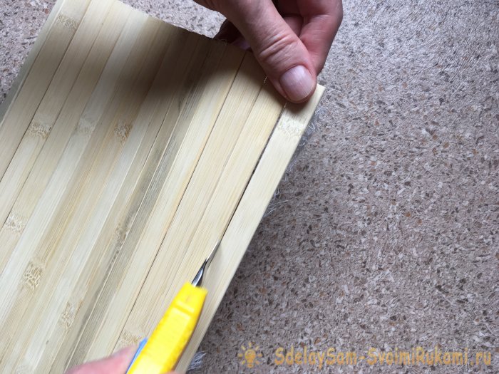 Как замаскировать недостатки настенного покрытия с помощью бамбуковых обоев Самоделки