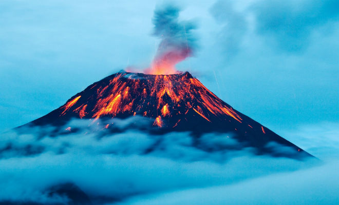 5 самых крупных извержений вулкана в истории человечества вулкан,извержение,история,планета,Природа,Пространство,цивилизация