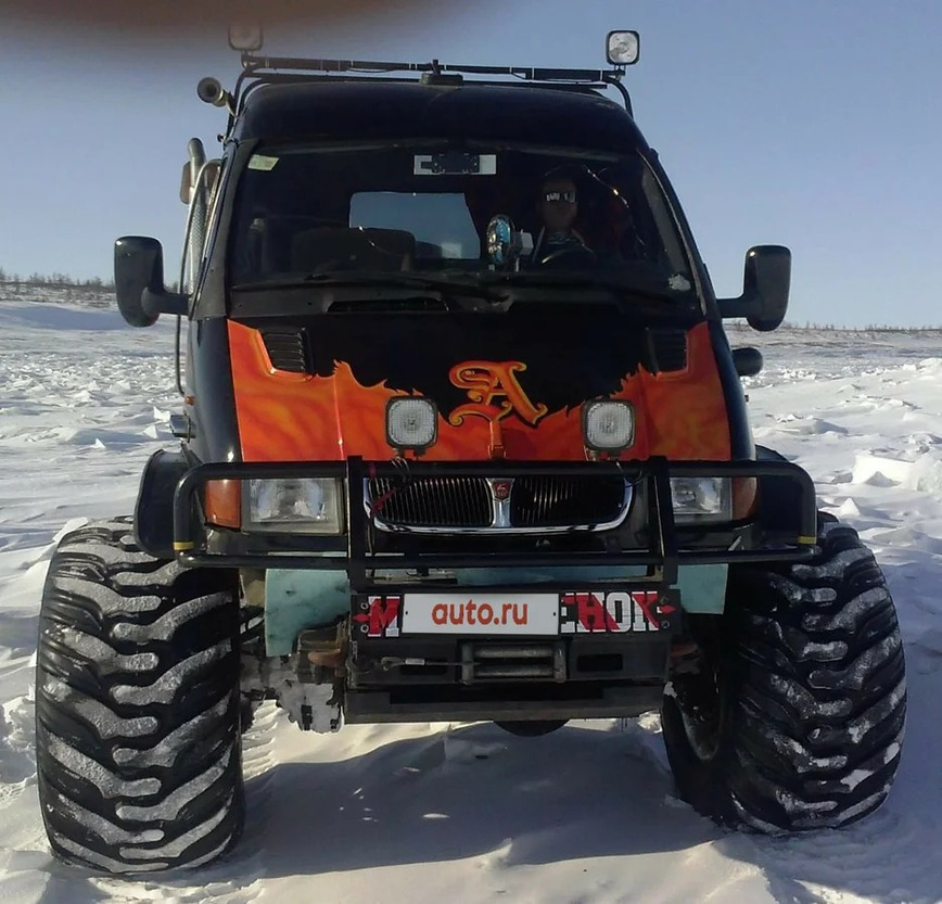 В Норильске продают дикую ГАЗель, созданную на базе грузовика ГАЗ-66 