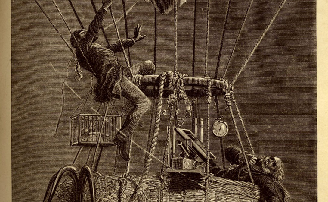 Путешествие на воздушном шаре 1862 года Путешествия,фото