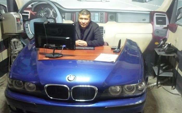 Унікальні предмети інтерєру, виготовлені на казахській авторазборк (8 фото)