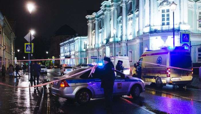 У центрі Москви на автобусній зупинці прогримів вибух, є постраждалі (14 фото + відео)