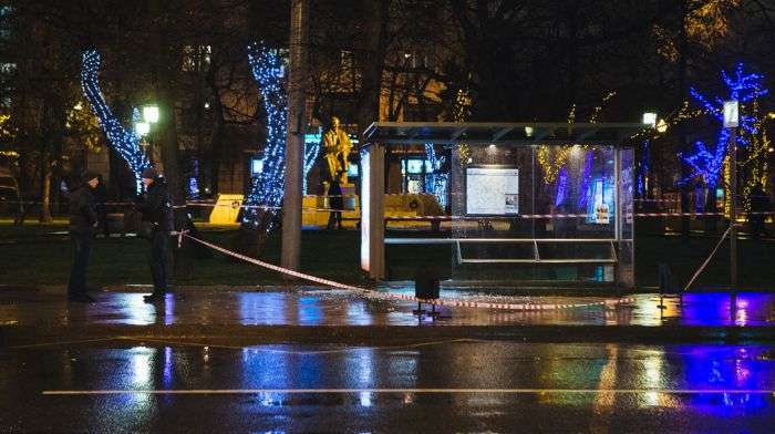 У центрі Москви на автобусній зупинці прогримів вибух, є постраждалі (14 фото + відео)