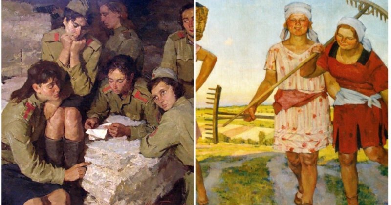 Женщины советской эпохи глазами художников История,ссср