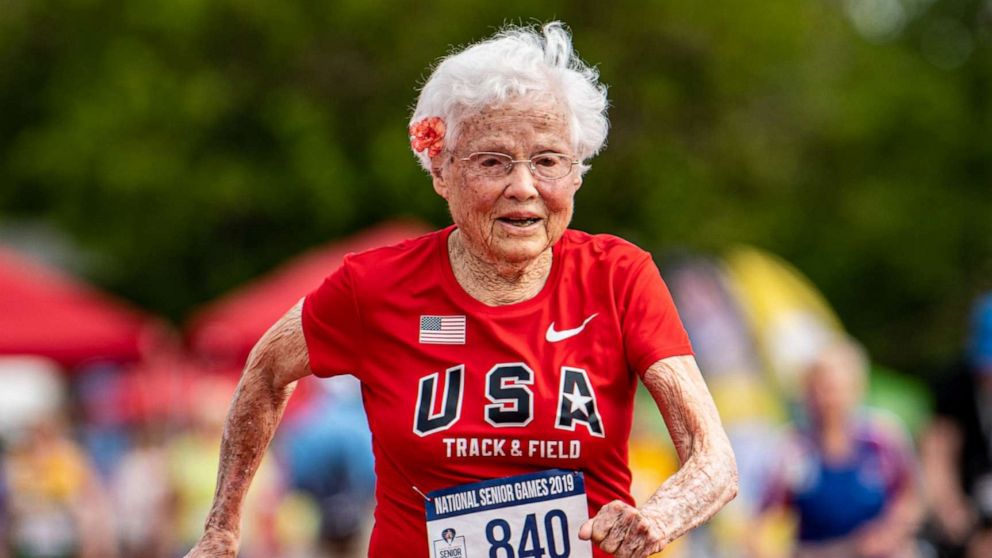 103-летняя спортсменка поделилась своими секретами долгой и счастливой жизни Познавательное