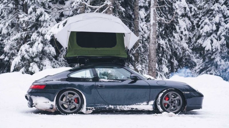 Porsche 911 Speedster 1989 — Отличный тягач для винтажного кемпера   авто