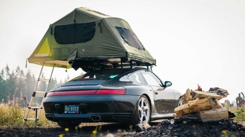 Porsche 911 Speedster 1989 — Отличный тягач для винтажного кемпера   авто