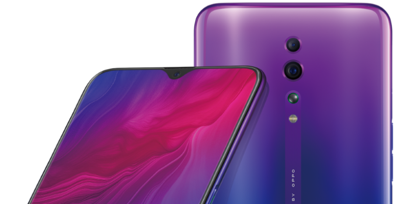 В России появится OPPO Reno Z — смартфон с 48-мегапиксельной камерой и сканером внутри экрана смартфоны,технологии