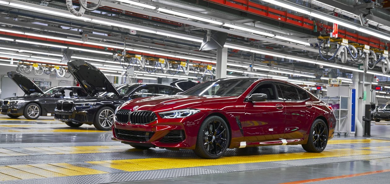 BMW показала фотографии первых экземпляров 8 Series Gran Coupe, и они выглядят «вкусно» автомобили,автомобиль,автоновости,НОВОСТИ