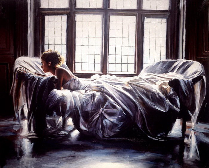 Красивые женщины на картинах Rob Hefferan 