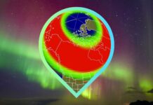 Північне Сяйво Освітить 16 Штатів США Сьогодні Вночі