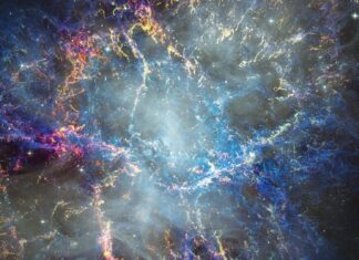 Hubble Captures Dramatic Evolution of Crab Nebula Over 25 Years