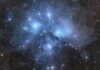 Las Siete Hermanas Reveladas: Astrofotógrafo Captura el Fantasmal Velo Azul de las Pléyades